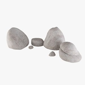 3d model rocks
