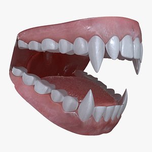 Teeth Fangs Rigged