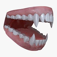 Teeth Fangs Rigged 