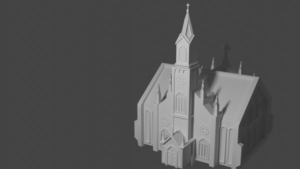3D model Church - TurboSquid 1968643