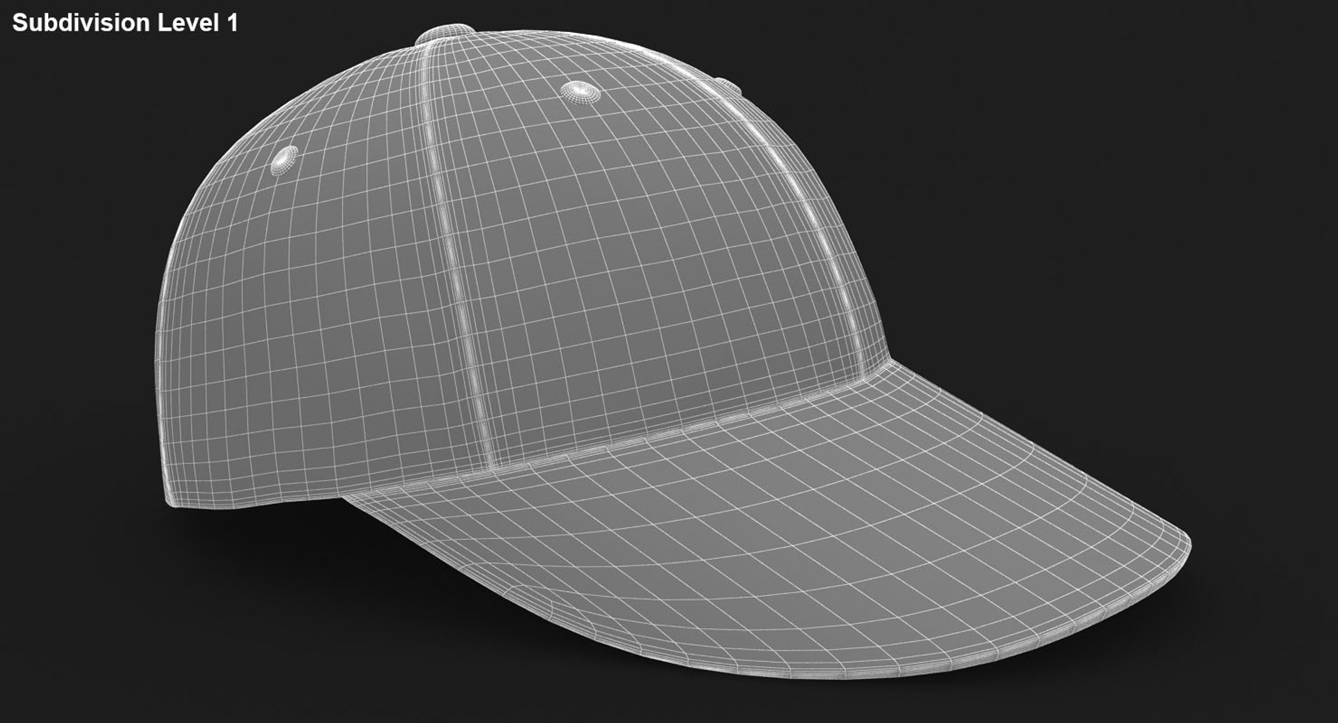 3D model baseball hat dark red - TurboSquid 1180346