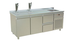 Pub Dispenser  Refrigerator Table 3D model