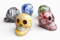 Mexican Painted Skulls