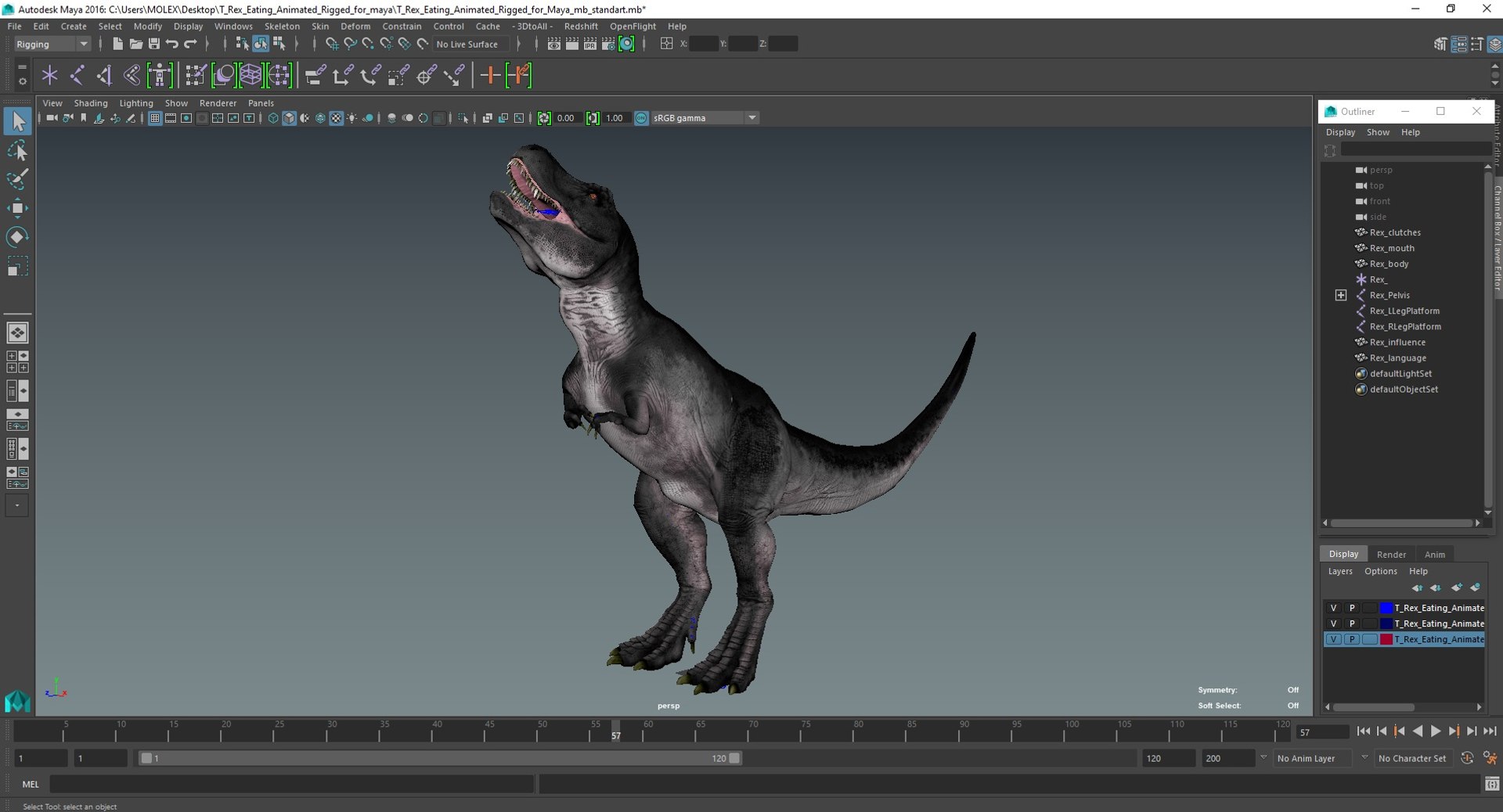 3D T Rex Eating Animated Rigged for Maya https://p.turbosquid.com/ts-thumb/xw/1zF4iR/uf/trexeatinganimatedriggedformayac4dmodel050/jpg/1691033578/1920x1080/fit_q87/61a2b3f810d9fcd0c75a0703e8b3bf939f5c7bd5/trexeatinganimatedriggedformayac4dmodel050.jpg