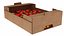Boîte en carton de fruits avec fraises