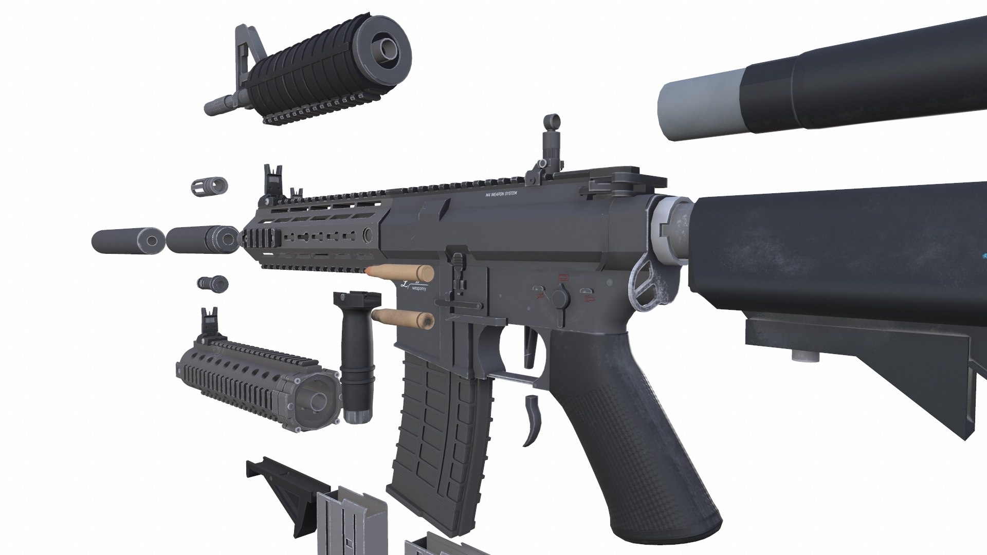 Modular Kit M4 3D Model - TurboSquid 2429846