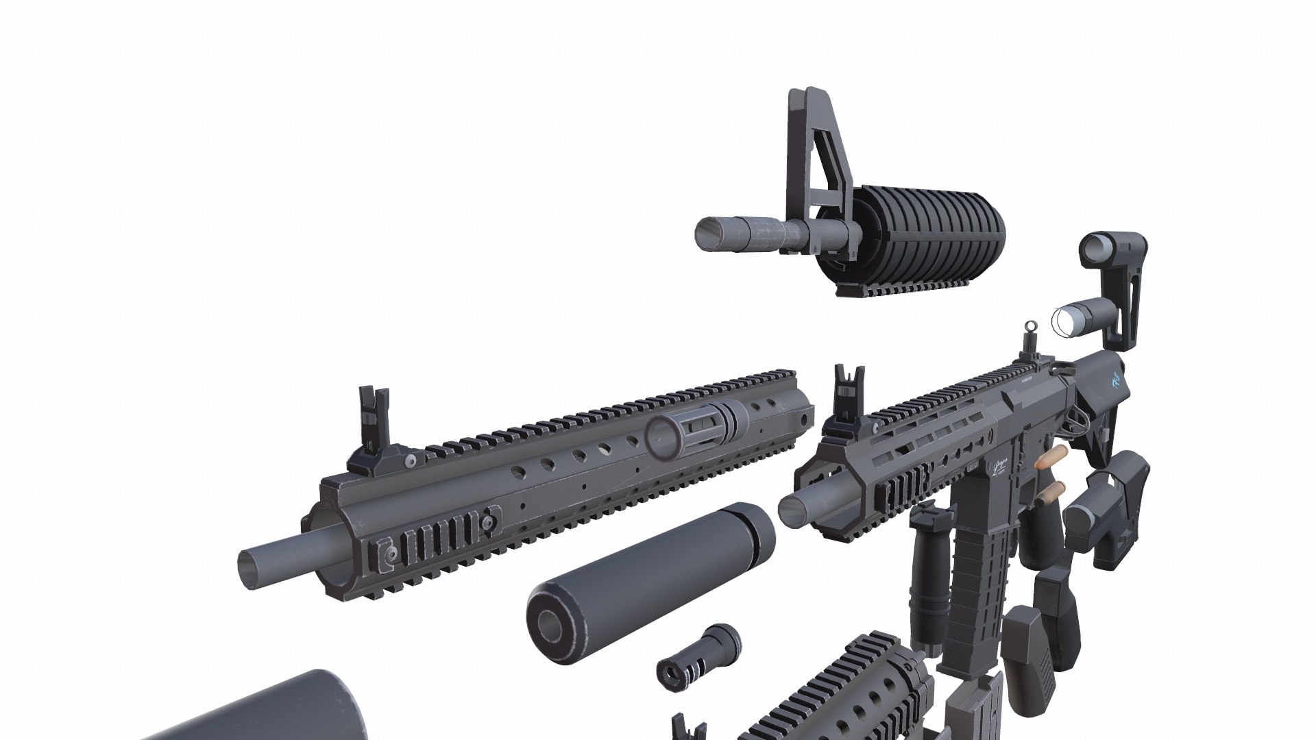 Modular Kit M4 3D Model - TurboSquid 2429846