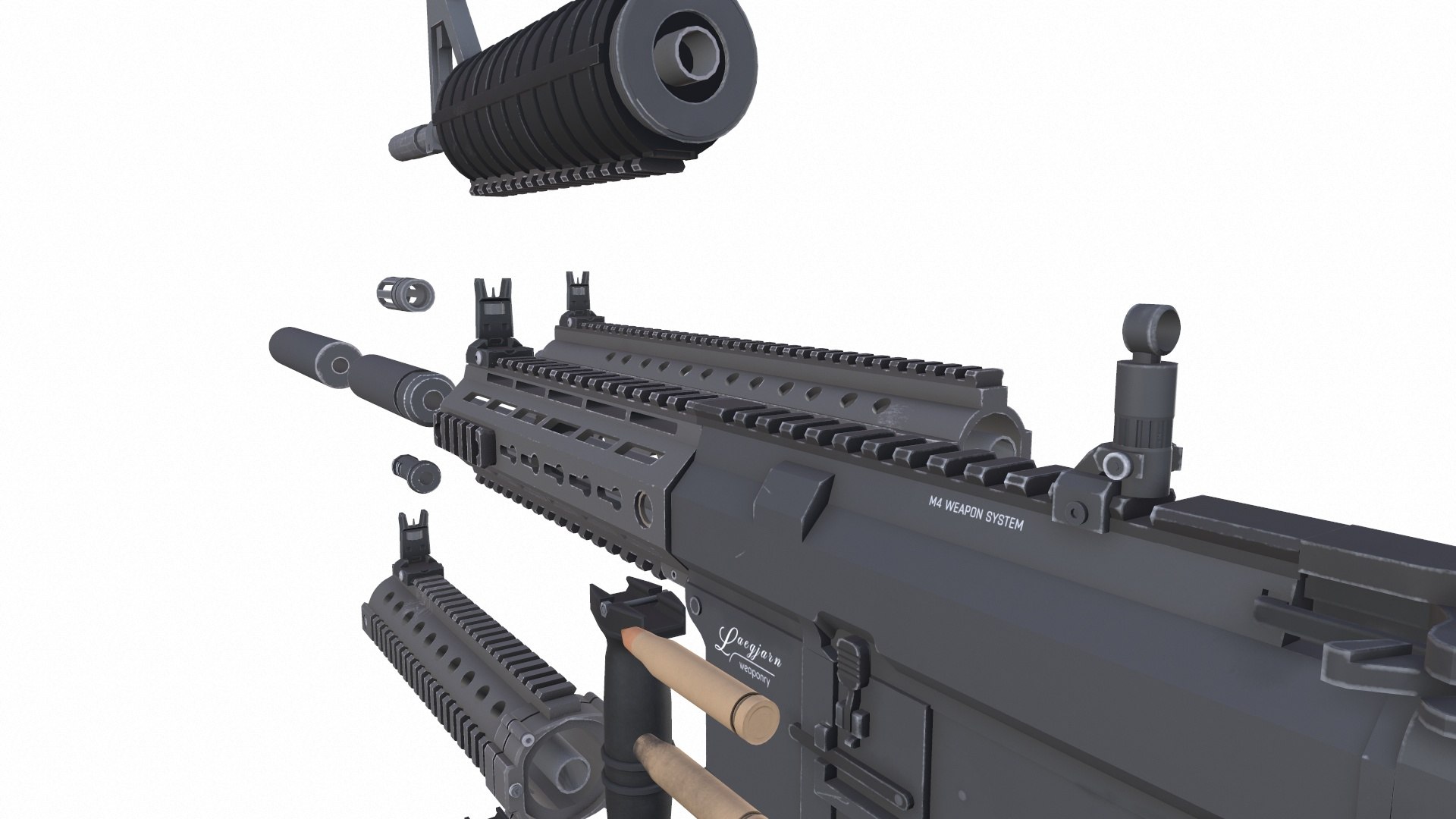 Modular Kit M4 3D Model - TurboSquid 2429846