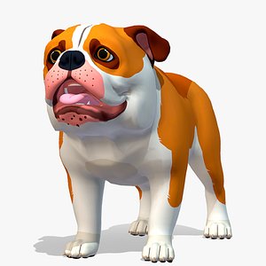 Cartoon Dog - Bulldog