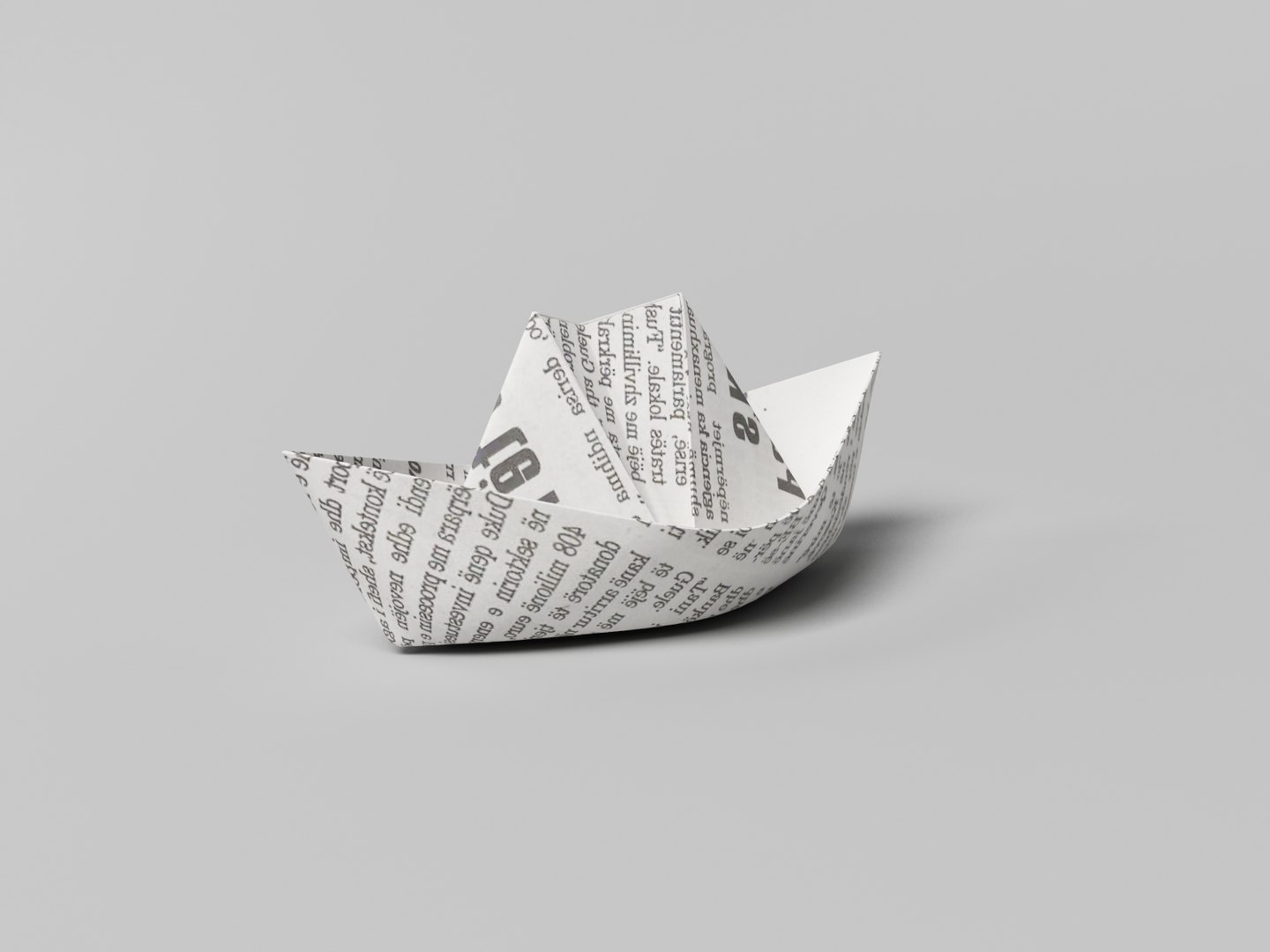 3d Paper Ship