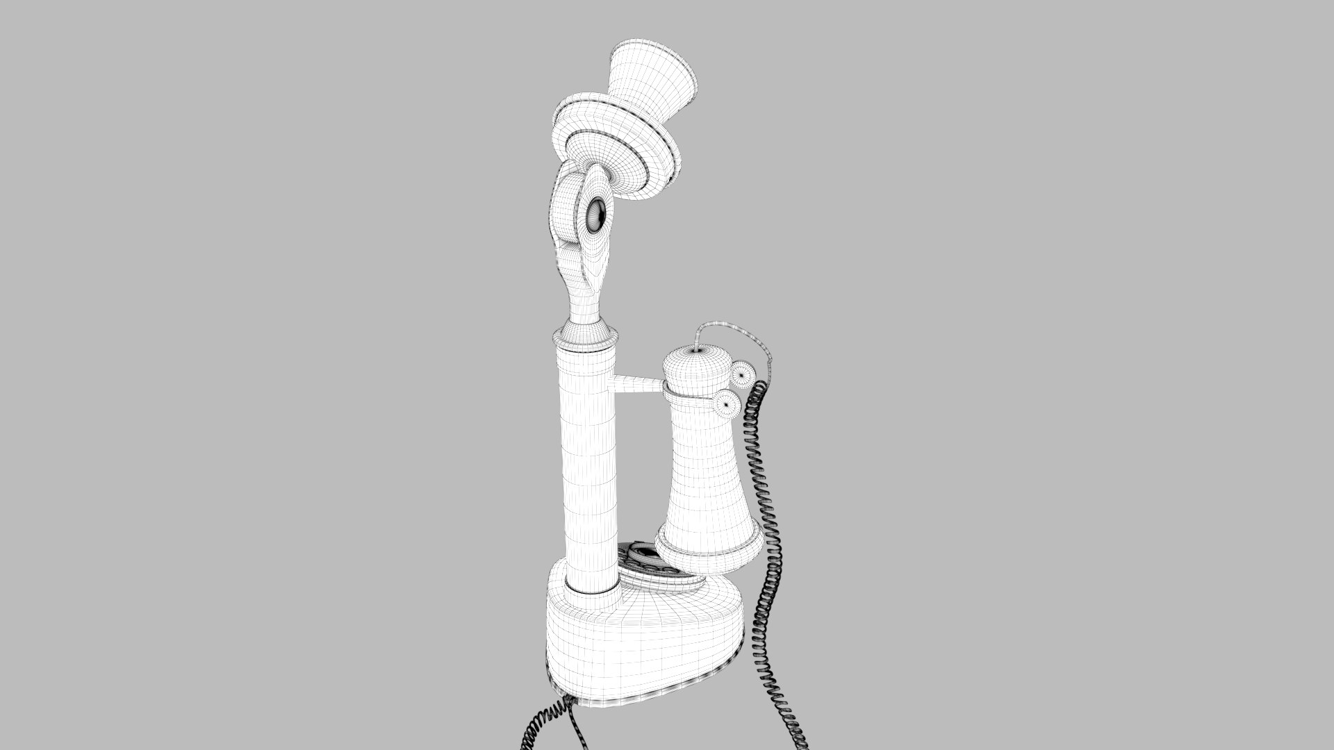3D Candlestick Telephone TurboSquid 2131991