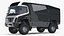 Caminhão elétrico de corrida de hidrogênio equipado
