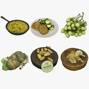 Food Mixed Collection 25 Mixed 3D model
