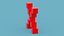 Пиксельная буква X