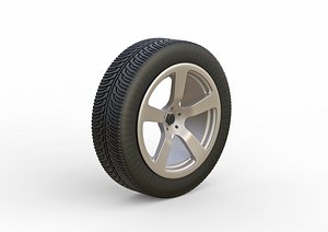 wheels vehicle 3D