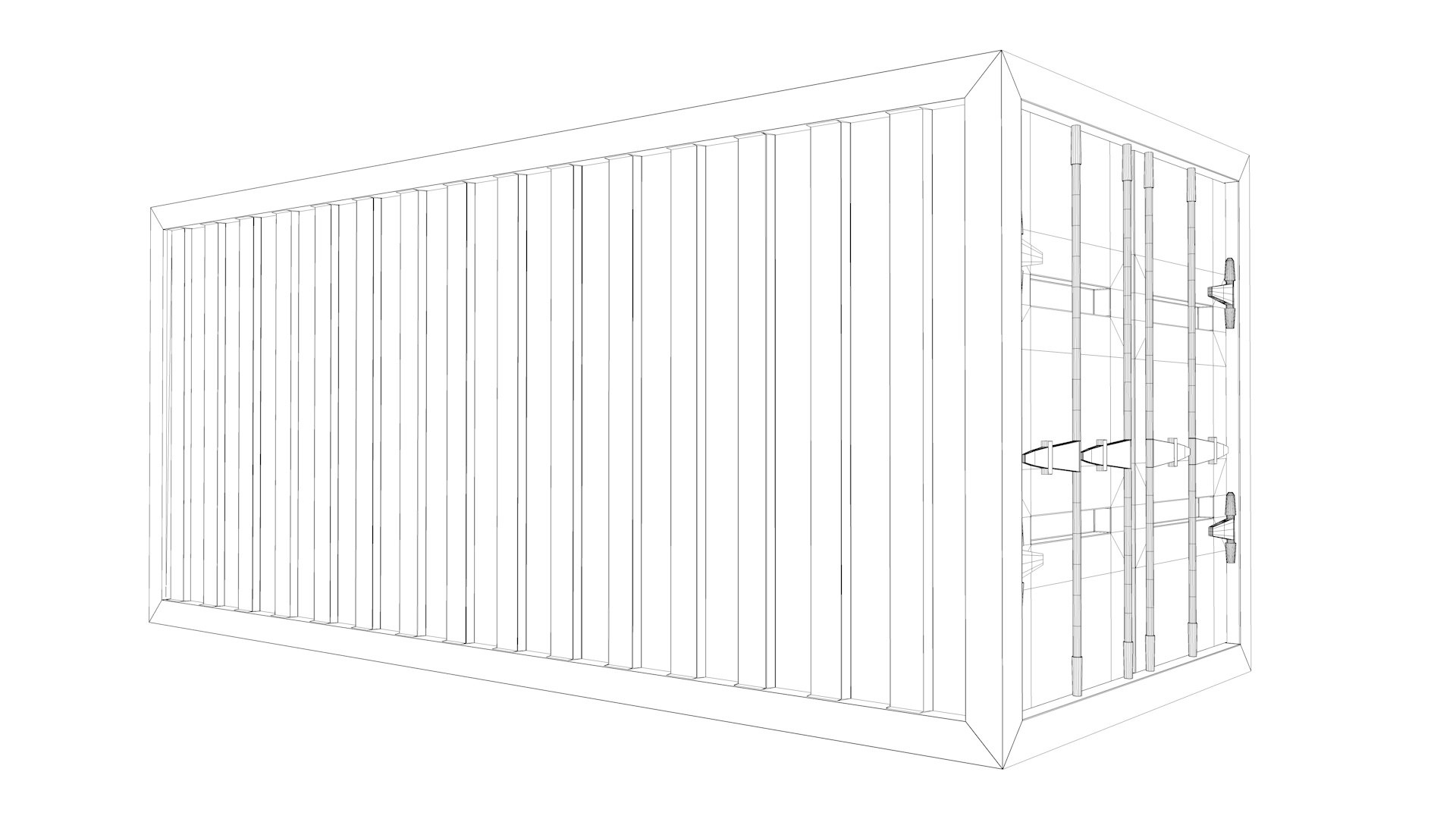 3D Container Model - TurboSquid 2290567