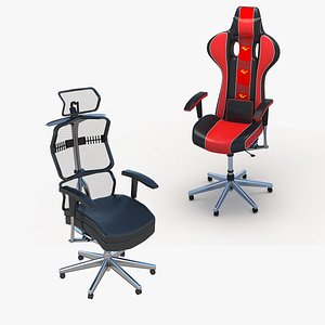 3D Office Chair and Game Seat