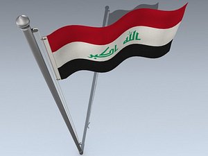 Iraq Flag 3D Models for Download