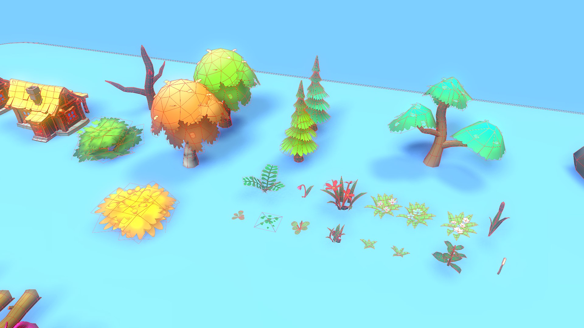 3D Low Poly Casual Village Pack - TurboSquid 2052137