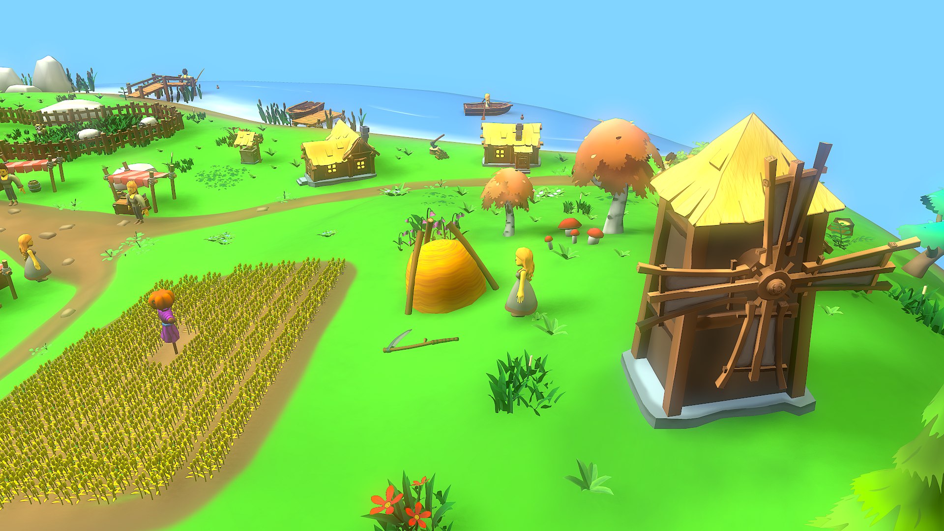 3D Low Poly Casual Village Pack - TurboSquid 2052137