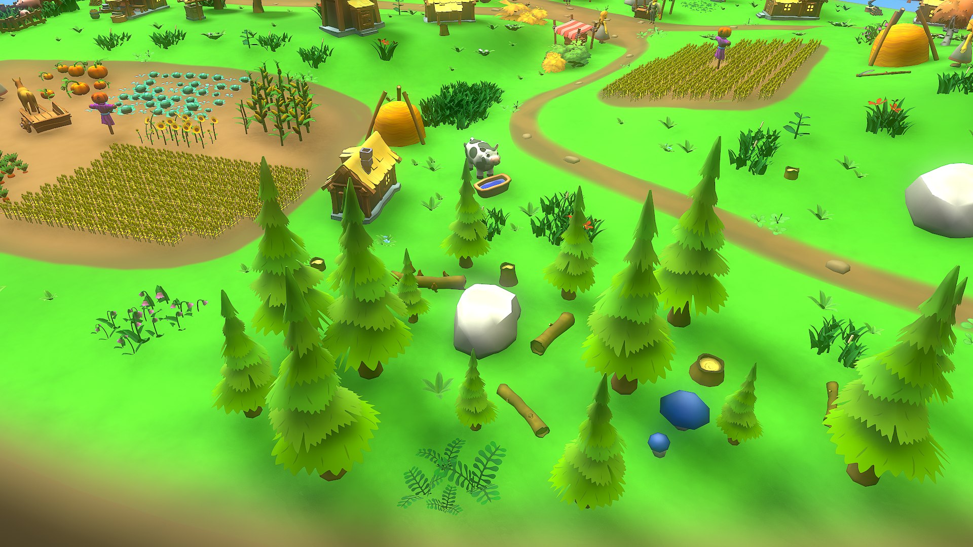 3D Low Poly Casual Village Pack - TurboSquid 2052137