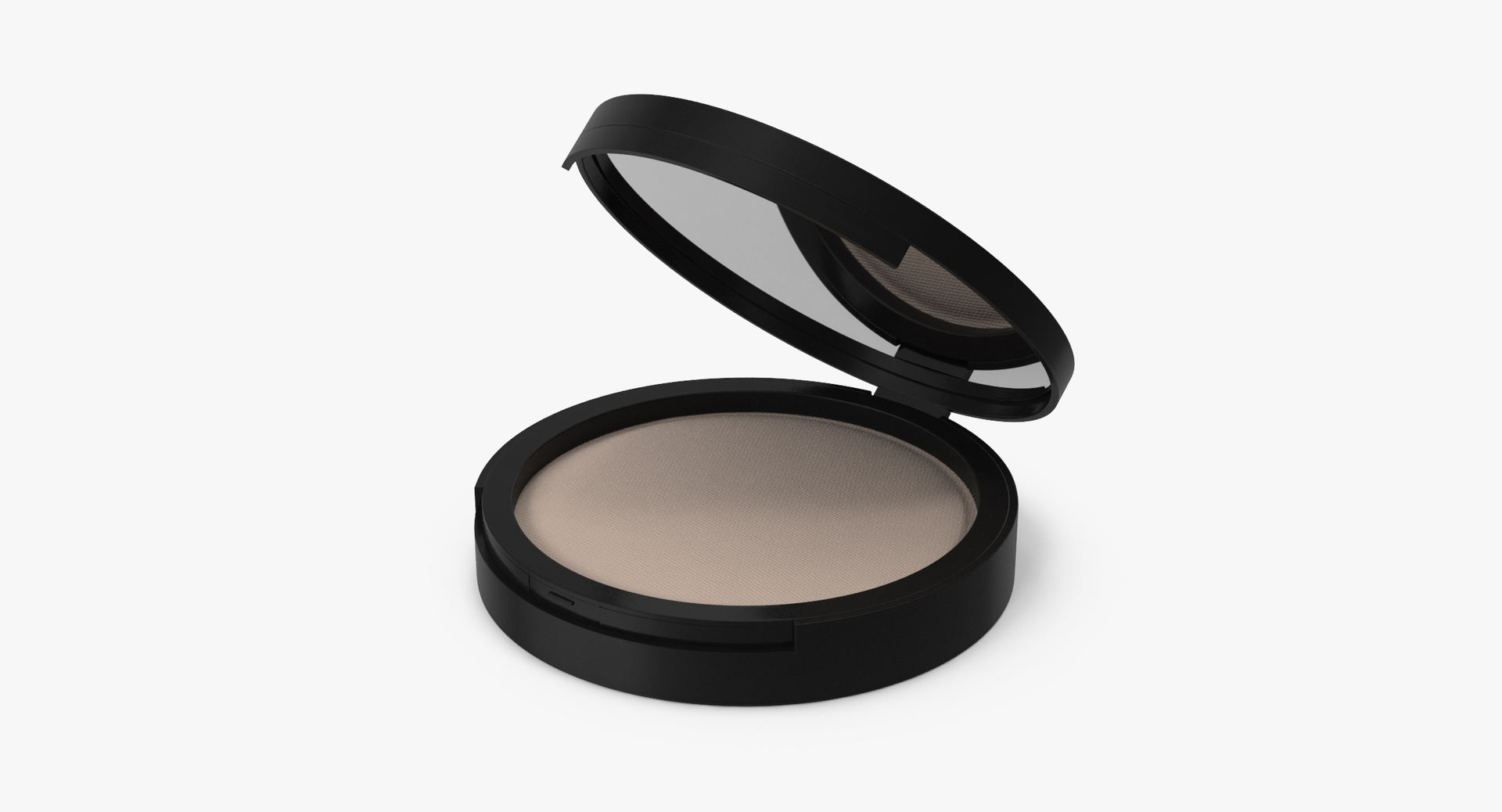 Powder Canister Cream Color 3d Model