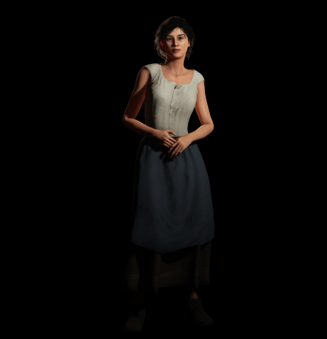 3D PeasantWoman model https://p.turbosquid.com/ts-thumb/xw/UOEpA0/0g/01/jpg/1632502431/1920x1080/fit_q87/ab206304b8a68ba0dd39933ca703f40bb43b4821/01.jpg