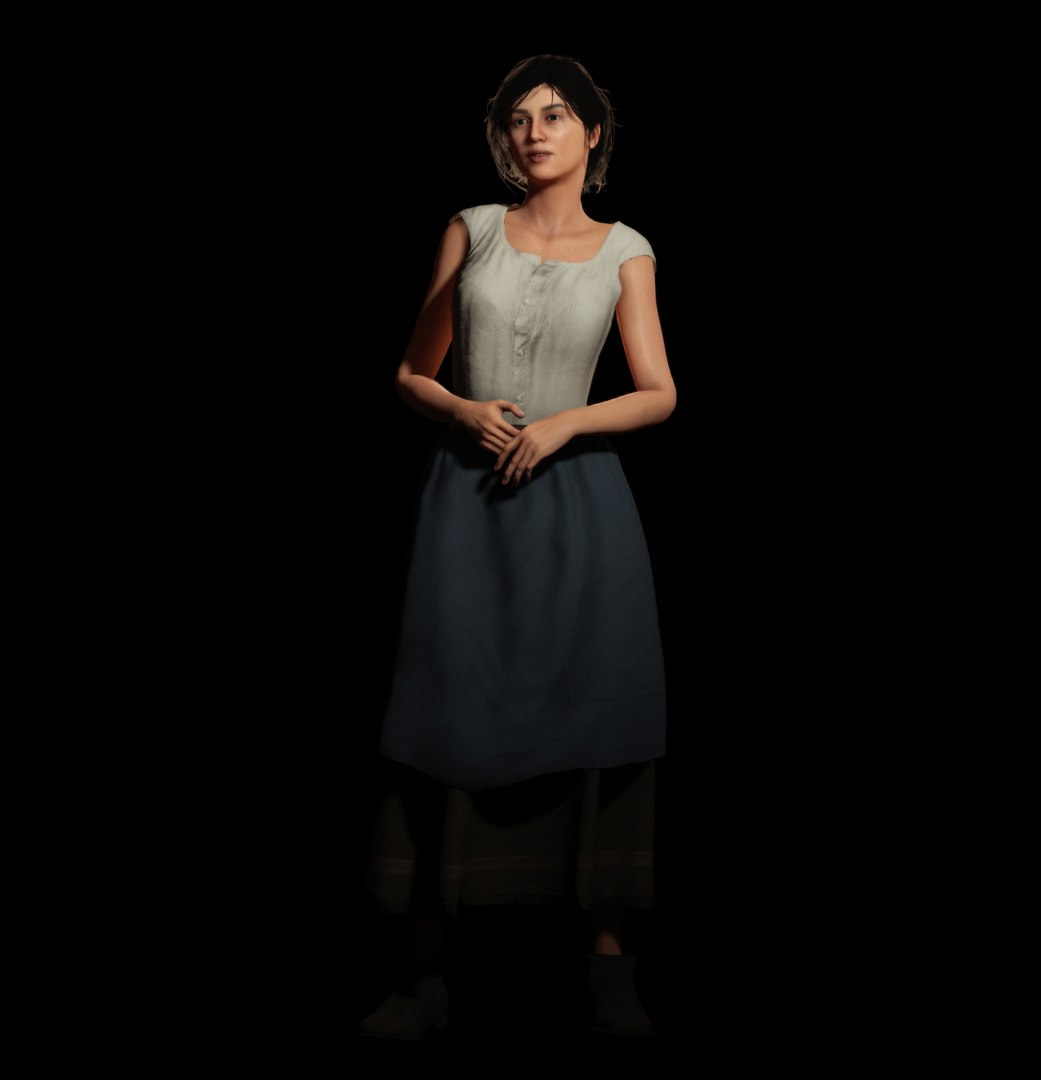 3D PeasantWoman model https://p.turbosquid.com/ts-thumb/xw/UOEpA0/GI/08/jpg/1632502429/1920x1080/fit_q87/021b10b10b5cc242e3b21620a280d33a2c39f2ba/08.jpg