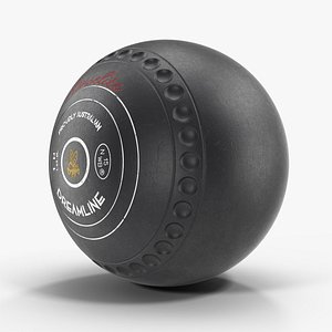 Gripped Lawn Bowl 3D Model