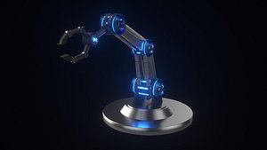 industrial robot factory 3D model