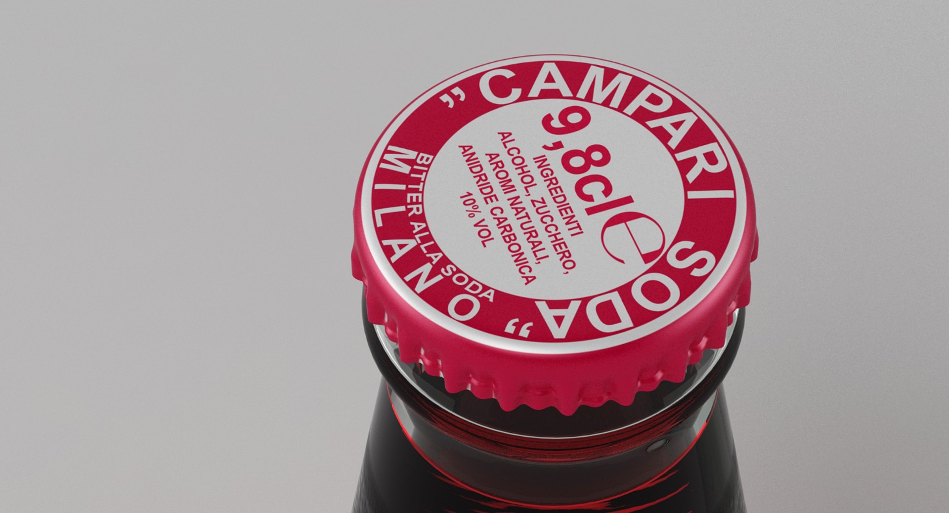 3d Model Of Campari Soda