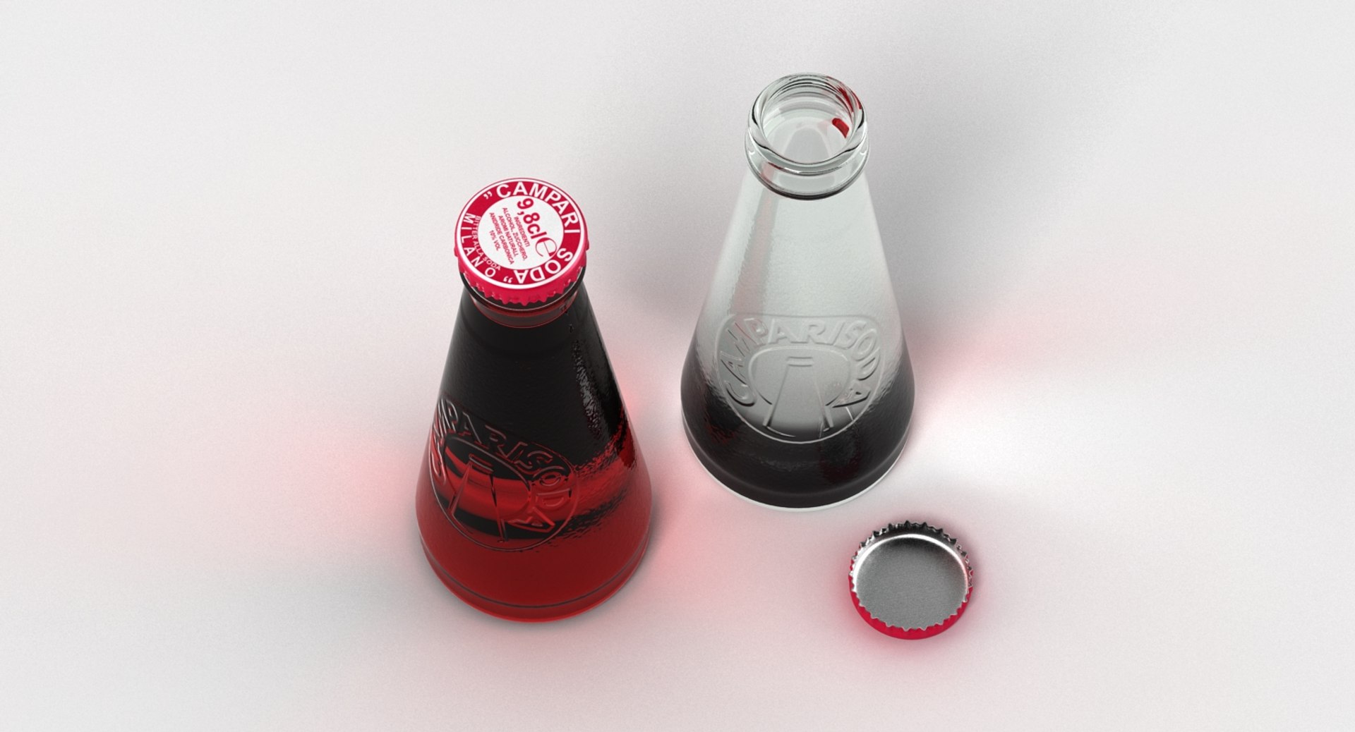 3d Model Of Campari Soda