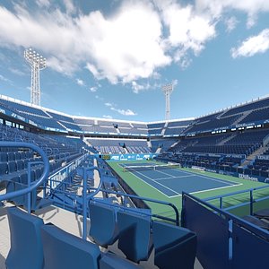 tennis arena hard 3D