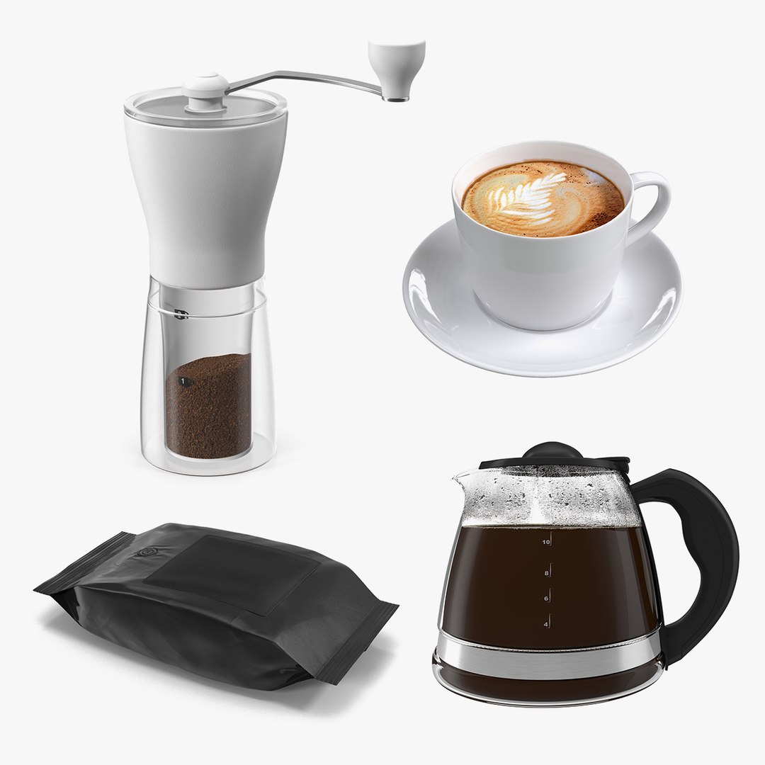Coffee Collection 2 3D model preview