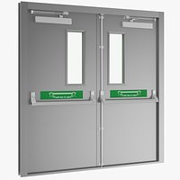 Double Exit Door Gray