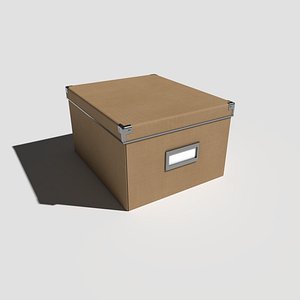 3D model pbr office box