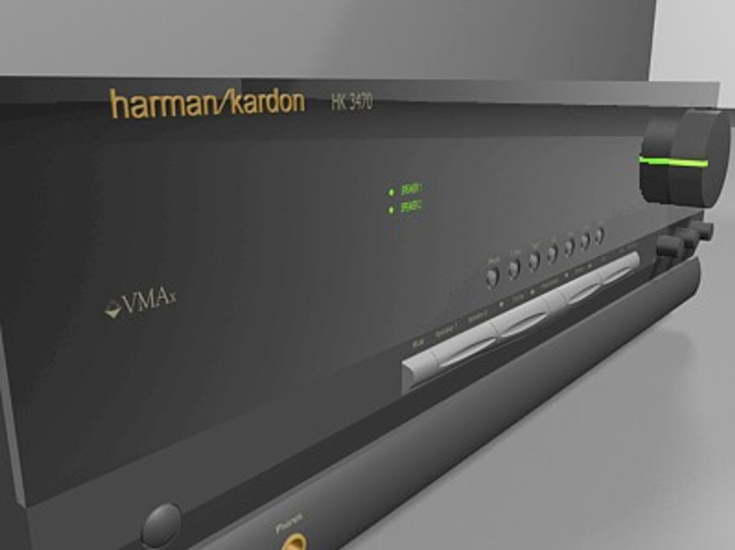 3d model of stereo receiver