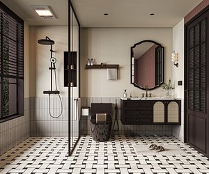 Modern bathroom 3D model