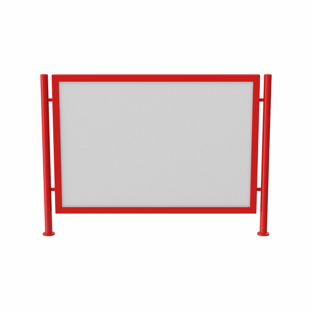 3D Red Street Billboards Model - TurboSquid 2309758