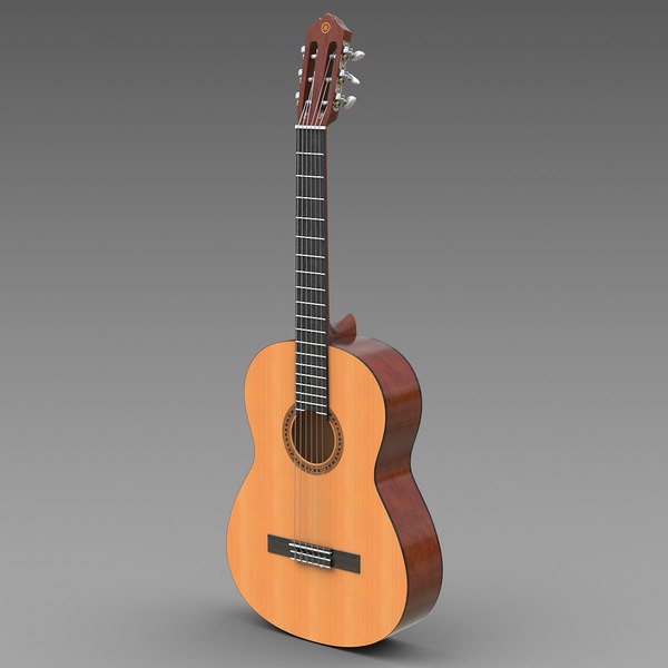 modèle 3D de Guitare classique Yamaha C40 - TurboSquid 882589
