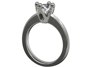 jewelry engagement ring ca1 3D model