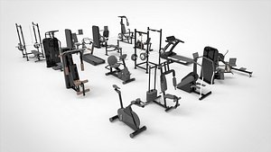 3D Home Gym equipment and commercial gym machines