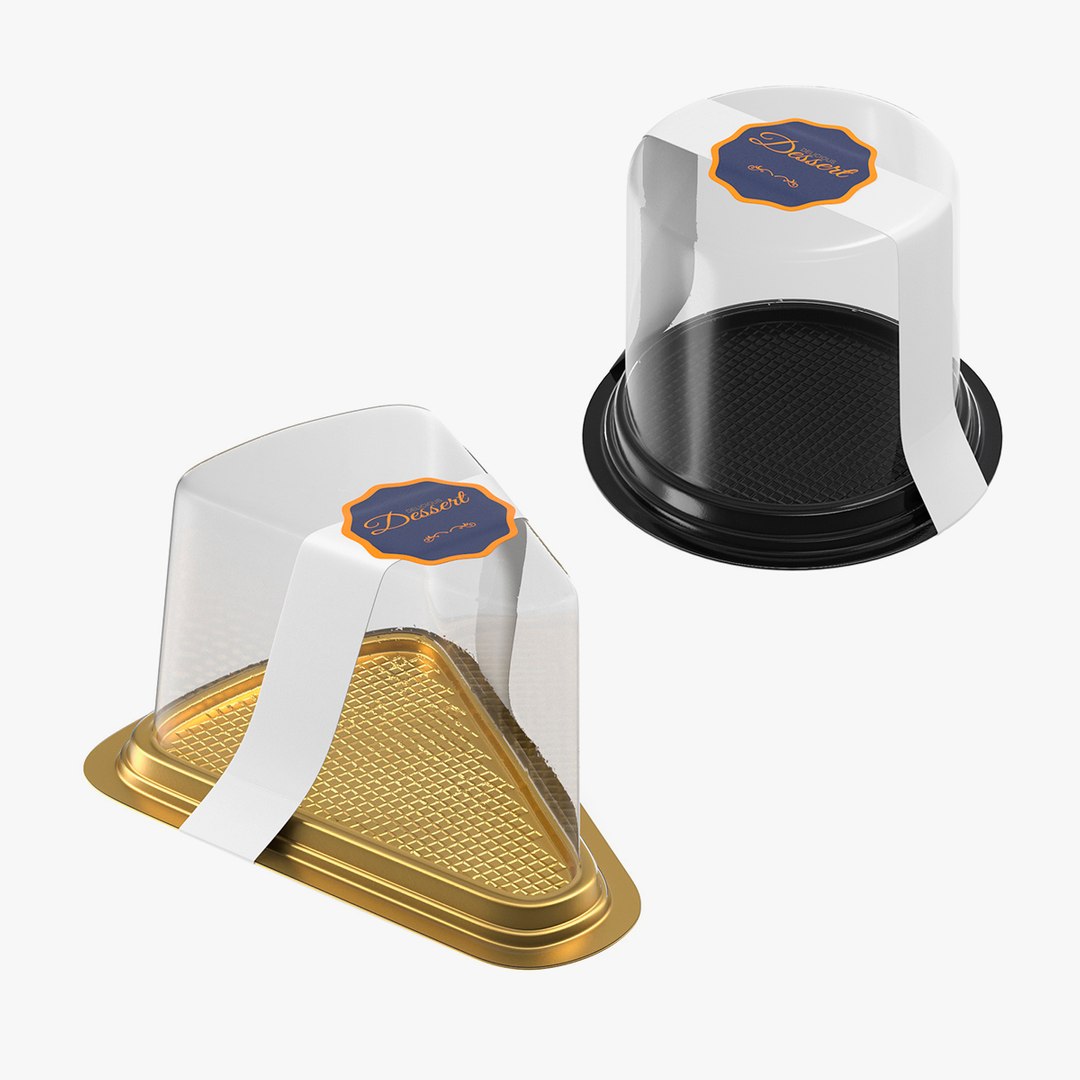 Plastic Food Containers Collection 3D model preview