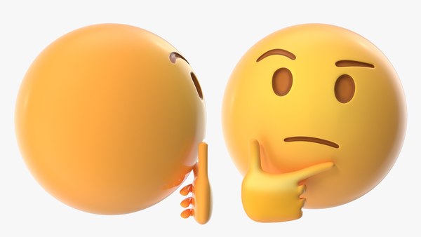 modelo 3d Pensando Emoji - TurboSquid 1533427