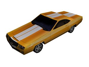 very low poly car