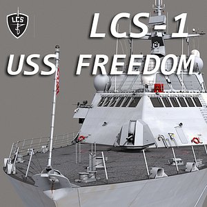littoral combat ship lcs 3d model
