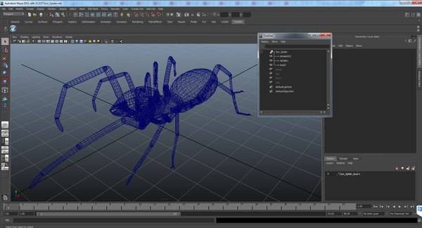 Sun spider 3D model - TurboSquid 1195516