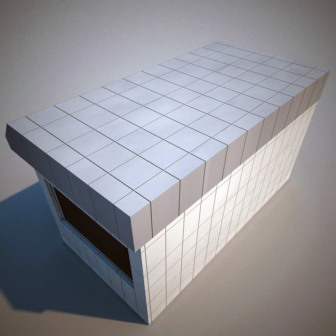 3d model guard building