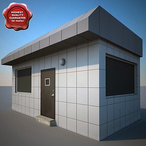 3d model guard building