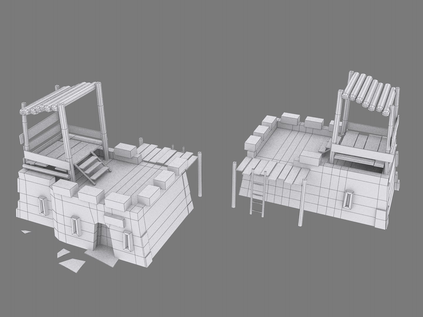 Outpost Sand Model - TurboSquid 1470989